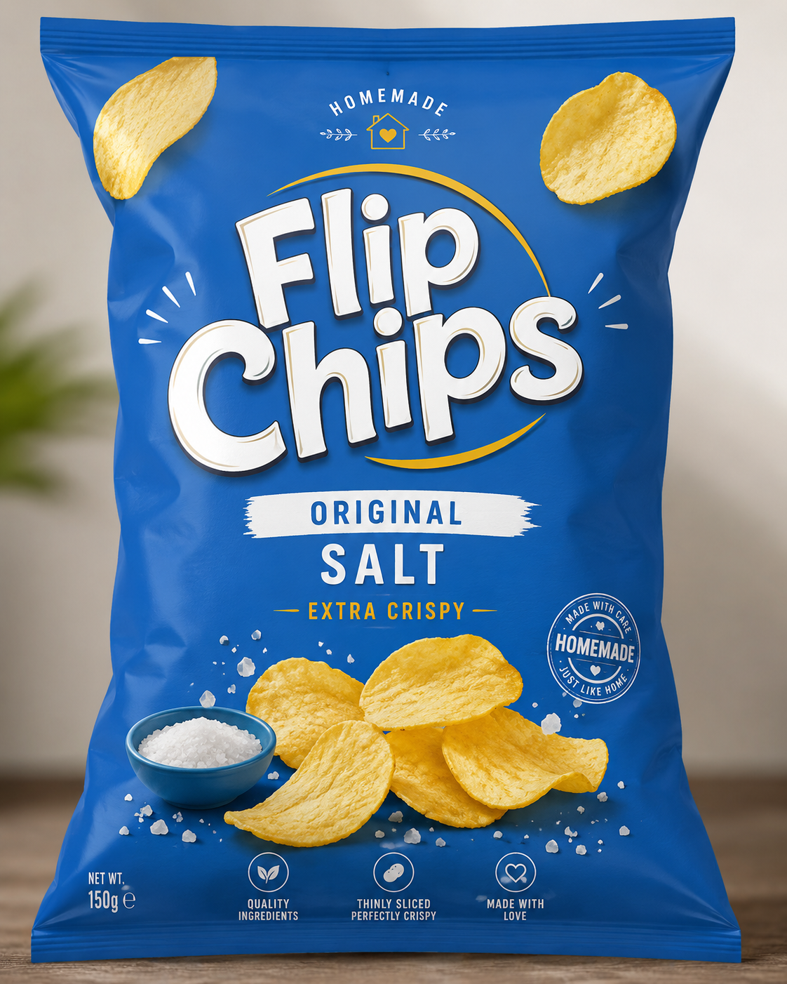 Flip Chips Original Salt Extra Crispy 150g